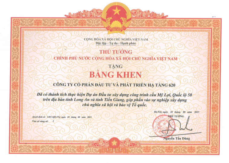 Certificates of Merit