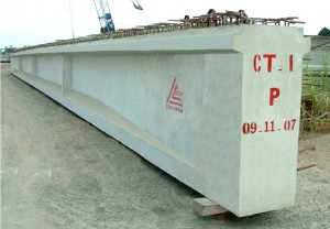 Post Tension Concrete Girder